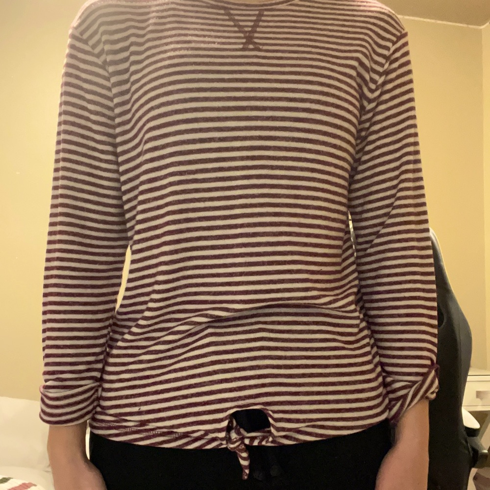Soft maroon white